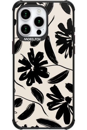 Monochrome Flowerss - Apple iPhone 15 Pro Max