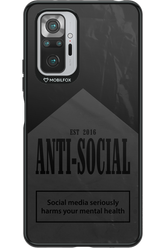 ANTI-SOCIAL (BLVCK) 2.0 - Xiaomi Redmi Note 10 Pro