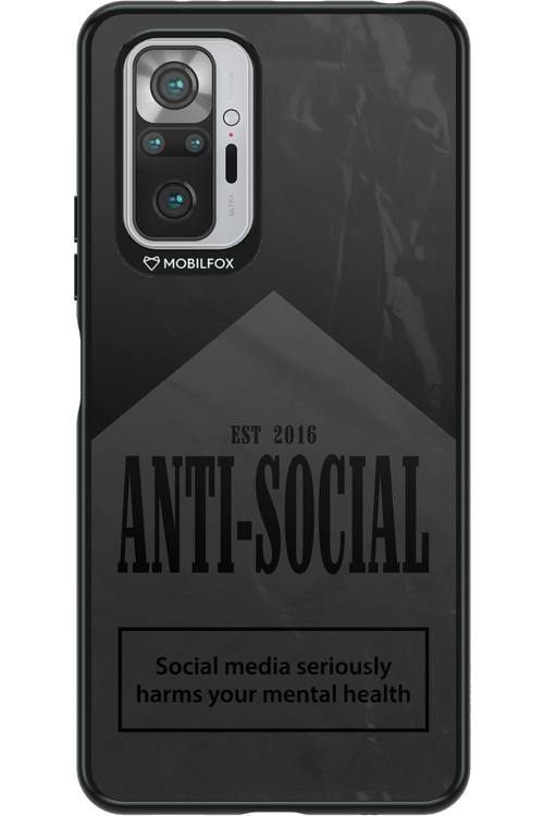 ANTI-SOCIAL (BLVCK) 2.0 - Xiaomi Redmi Note 10 Pro