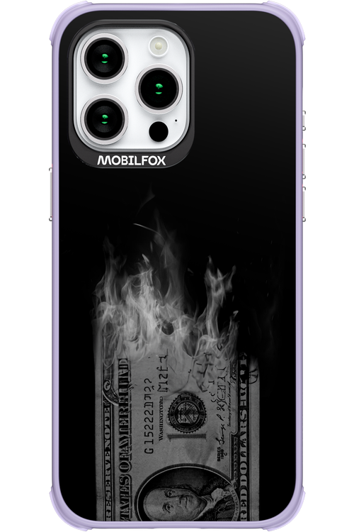 Money Burn B&W 2.0 - Apple iPhone 15 Pro Max