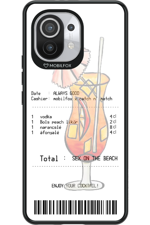 sex on the beach koktél - Xiaomi Mi 11 5G