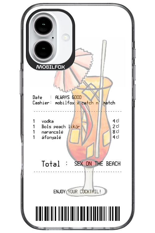 sex on the beach koktél - Apple iPhone 16 Plus
