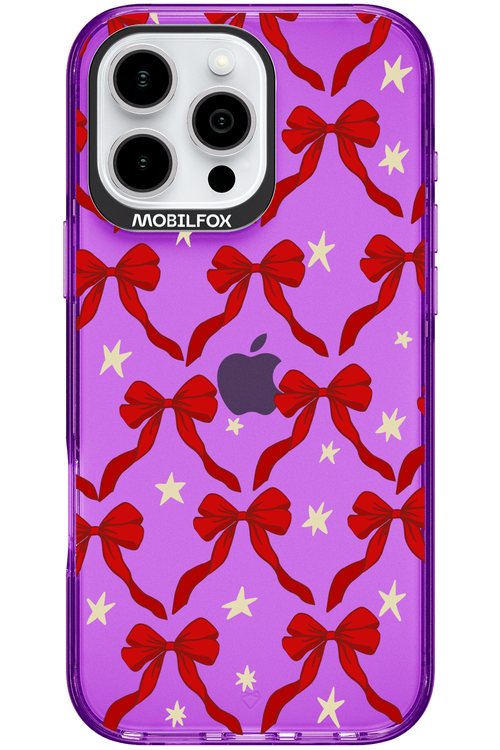 Bow & Stars (Transparent) - Apple iPhone 16 Pro Max