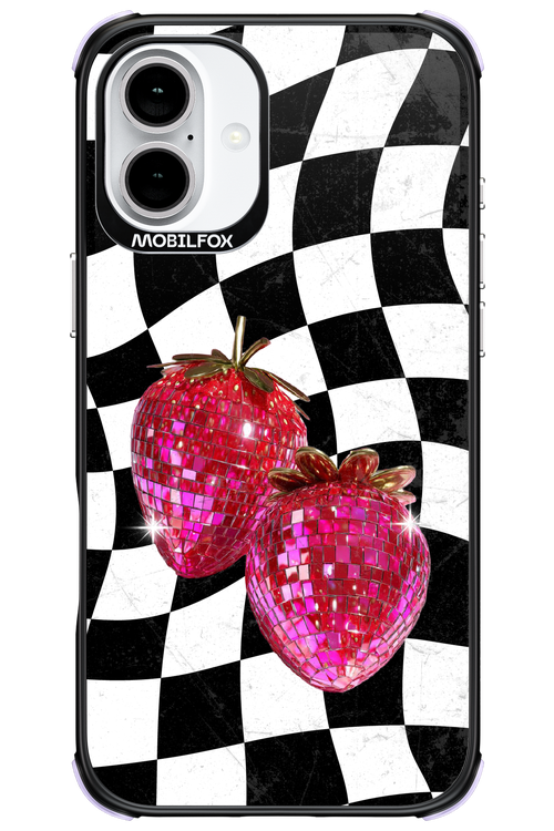 Disco Strawberry 2.0 - Apple iPhone 16 Plus