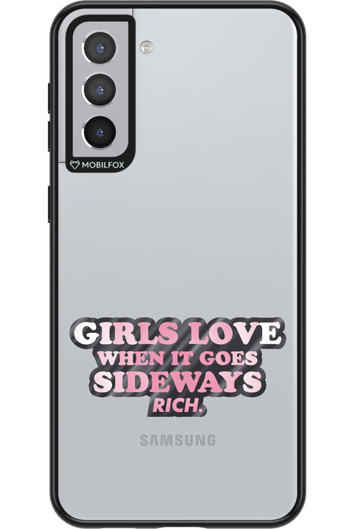 When it goes sideways - Samsung Galaxy S21+