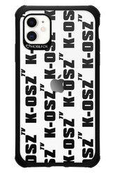 K-osz Transparent Black - Apple iPhone 11