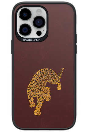 Burgundy Leopard - Apple iPhone 14 Pro Max