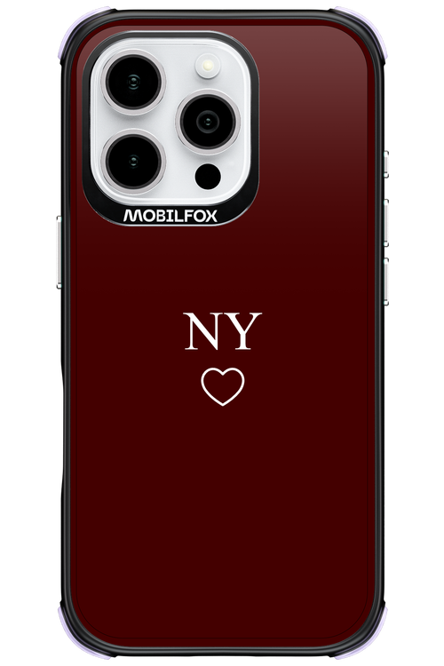 NY Burgundia 2.0 - Apple iPhone 16 Pro