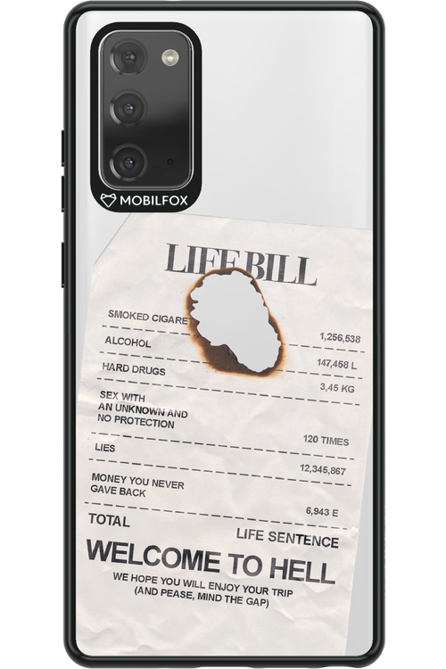 Life Bill - Samsung Galaxy Note 20