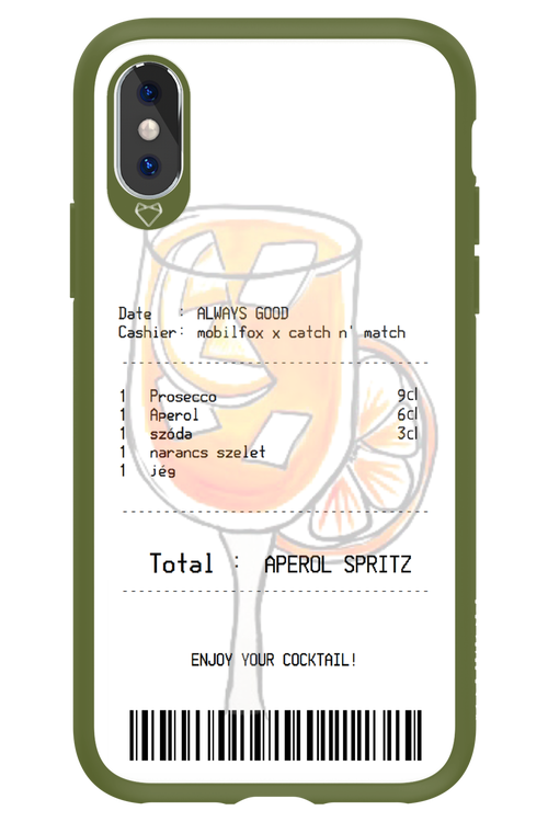 aperol spritz koktél - Apple iPhone X