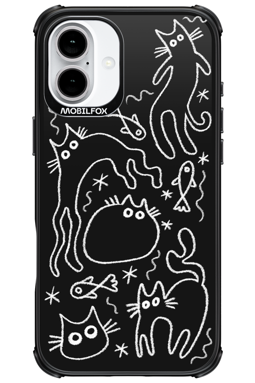 CHALK_CATS 2.0 - Apple iPhone 16 Plus