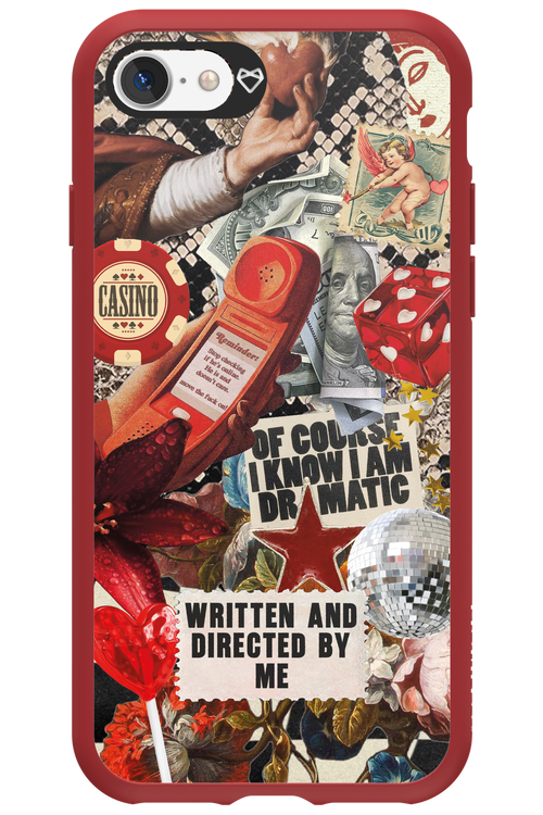 RED VINTAGE - Apple iPhone 7