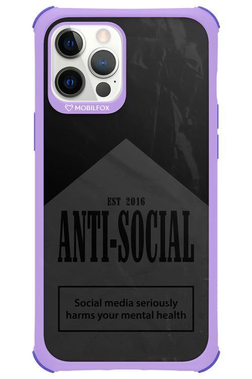 ANTI-SOCIAL (BLVCK) 2.0 - Apple iPhone 12 Pro Max