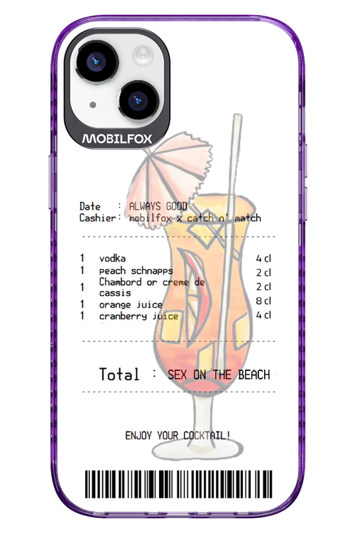 sex on the beach cocktail - Apple iPhone 14 Plus