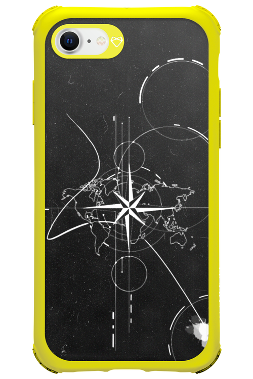 World Traveler Black - Apple iPhone SE 2020