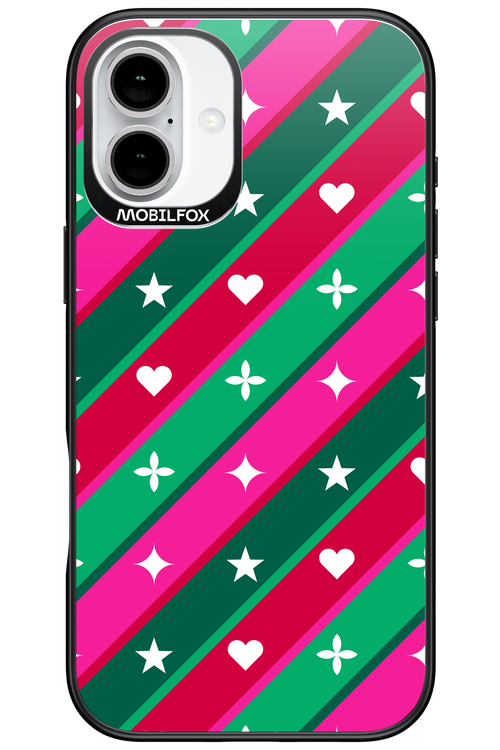 Christmas Stripes - Apple iPhone 16 Plus