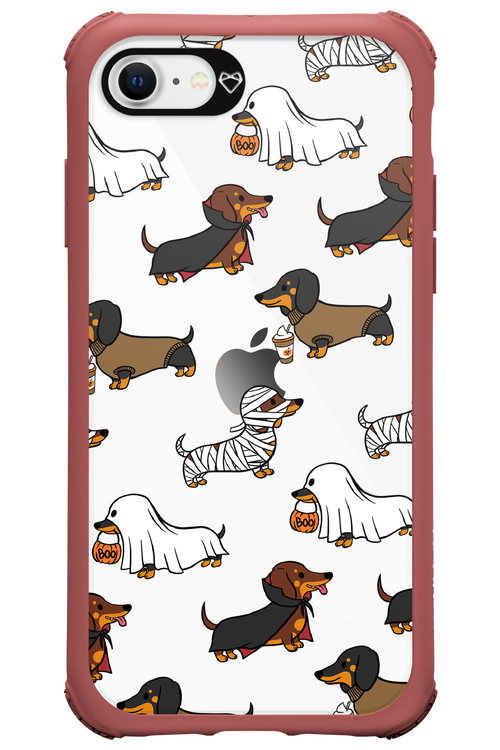 Scary Dachshund (Transparent) - Apple iPhone SE 2022