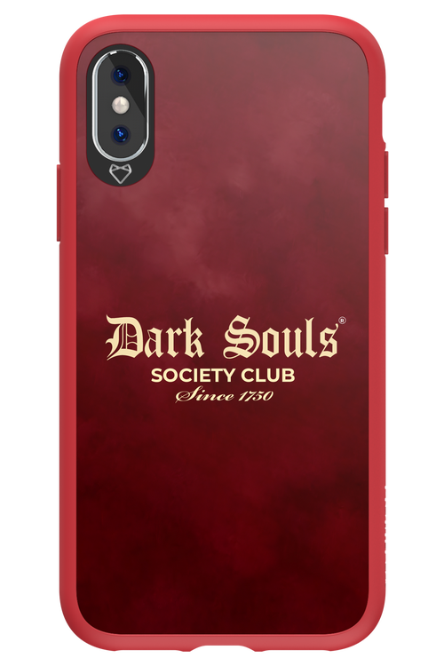 Dark Souls (Burgundy) - Apple iPhone X