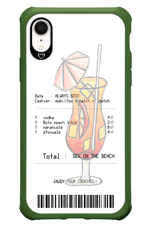 sex on the beach koktél - Apple iPhone XR
