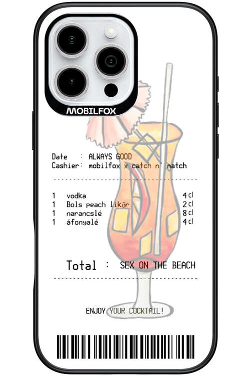 sex on the beach koktél - Apple iPhone 16 Pro Max