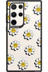 Smiley Flowers Transparent - Samsung Galaxy S23 Ultra