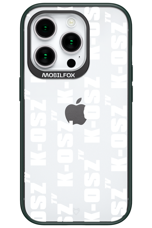 K-osz Transparent White - Apple iPhone 15 Pro
