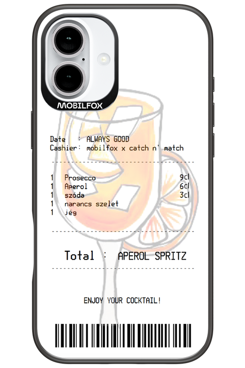 aperol spritz koktél - Apple iPhone 16 Plus