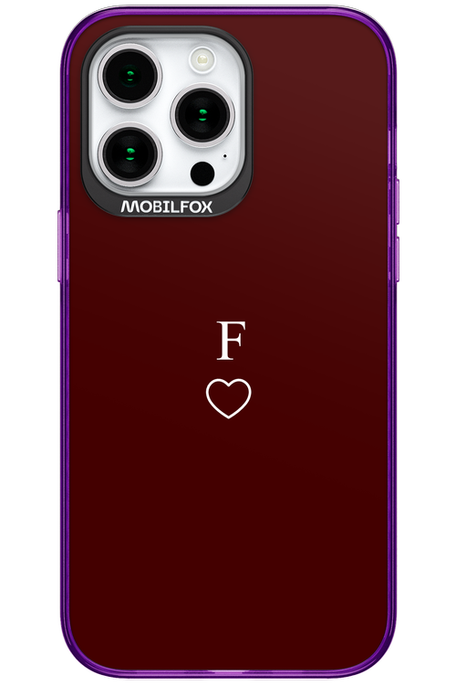 F Burgundia 2.0 - Apple iPhone 15 Pro Max