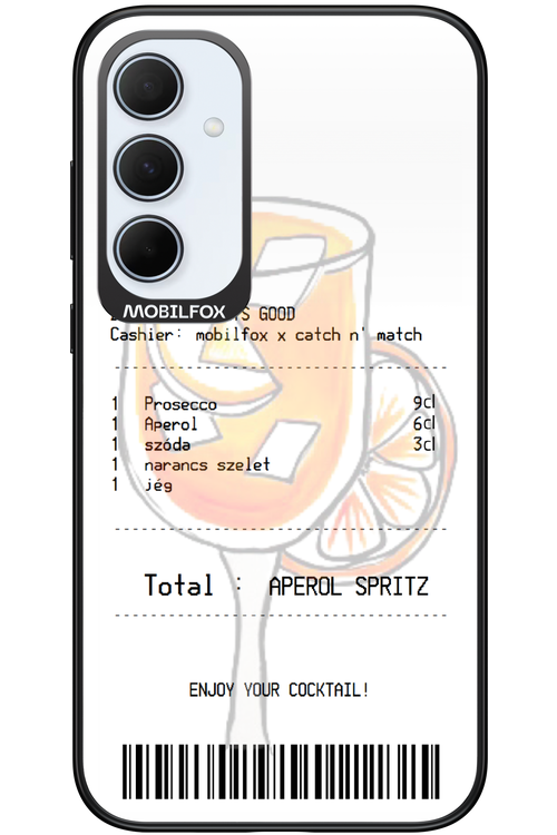 aperol spritz koktél - Samsung Galaxy A35