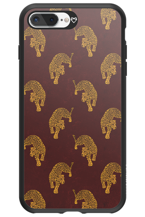Burgundy Leopard Pattern - Apple iPhone 7 Plus