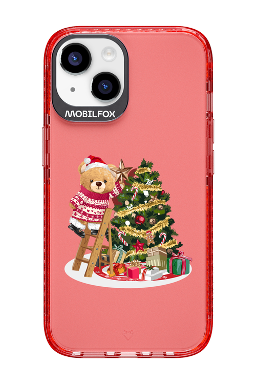Christmas Bear (Transparent) - Apple iPhone 14