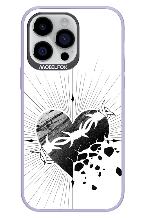 Fekete Szív - Apple iPhone 14 Pro Max