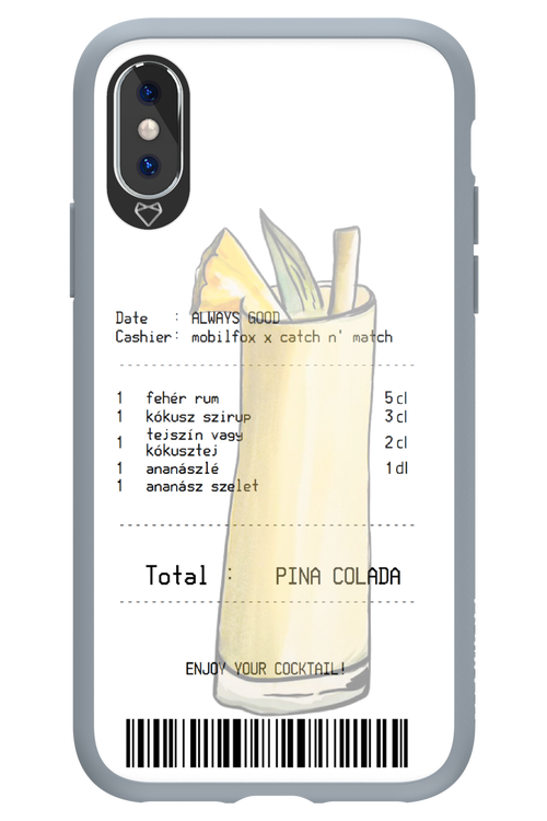 pina colada koktél - Apple iPhone X