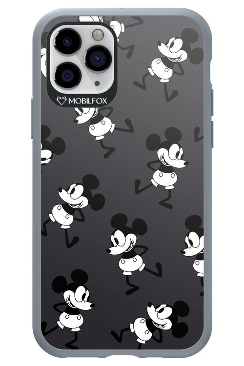 Iconic Mouse (antracite pattern) - Apple iPhone 11 Pro