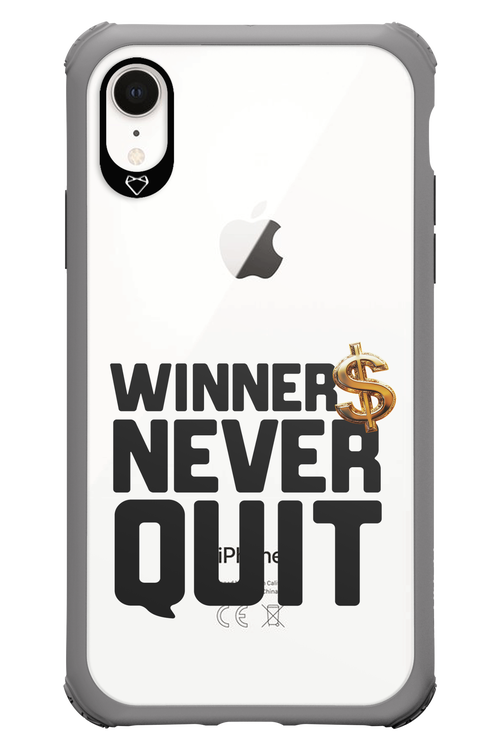 Winners Never Quit - Apple iPhone XR