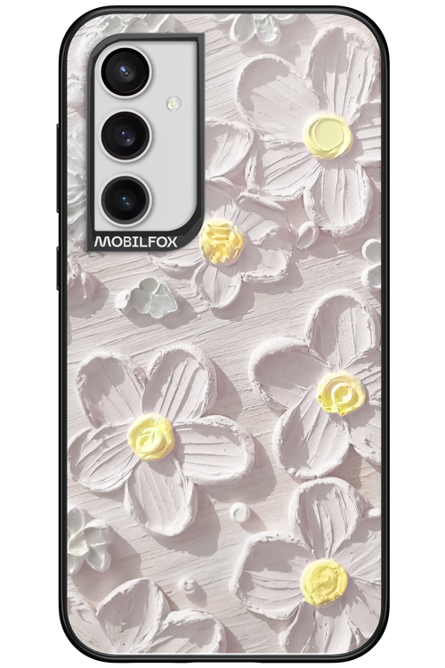 White Flowers - Samsung Galaxy S23 FE