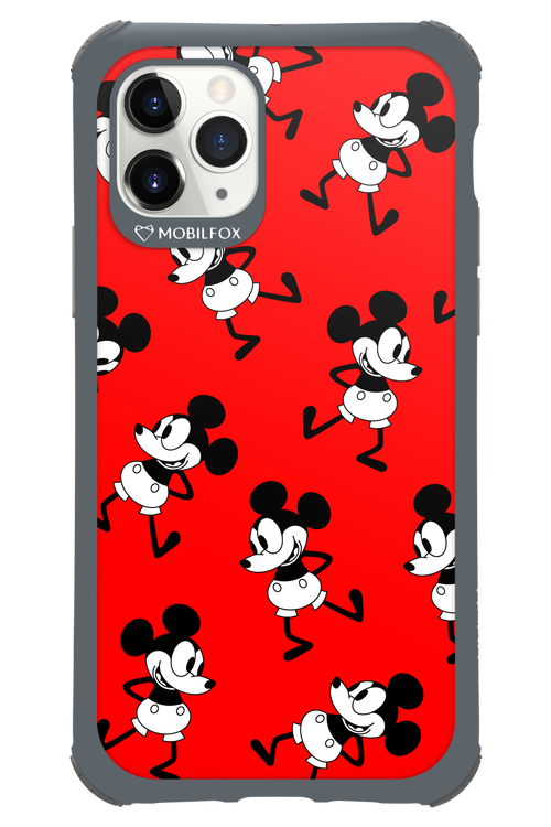 Iconic Mouse (red pattern) - Apple iPhone 11 Pro