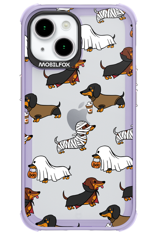 Scary Dachshund (Transparent) - Apple iPhone 15