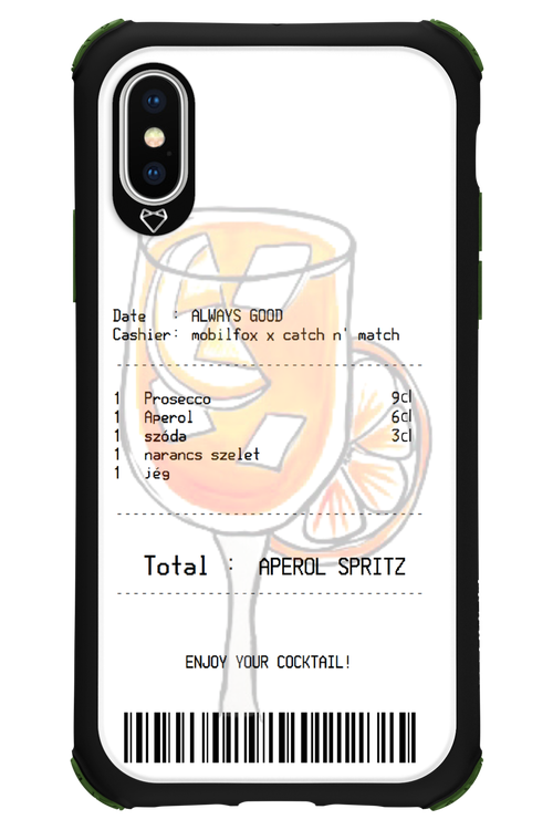aperol spritz koktél - Apple iPhone XS