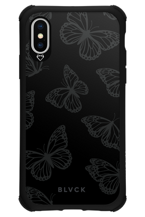 Black Butterflies - Apple iPhone X