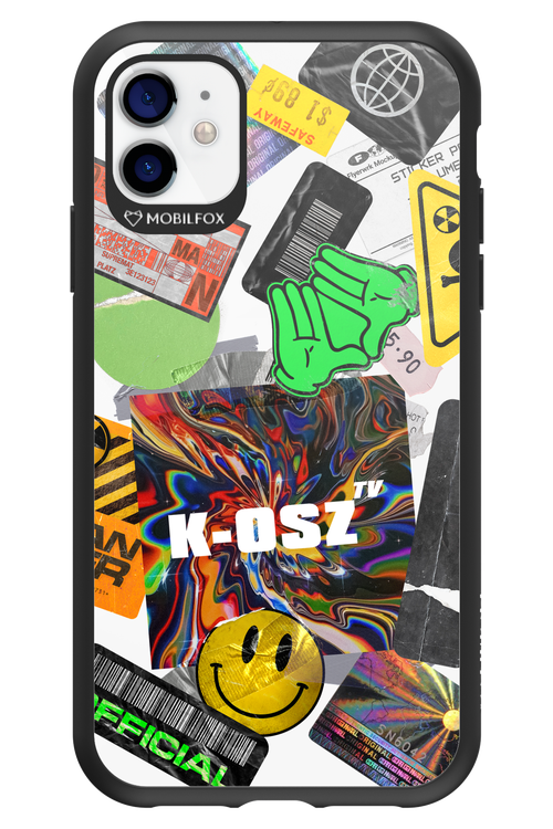 K-osz Sticker Transparent - Apple iPhone 11