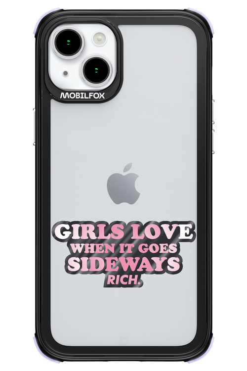 When it goes sideways - Apple iPhone 15 Plus