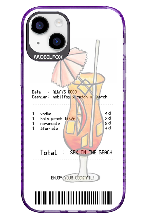 sex on the beach koktél - Apple iPhone 14 Plus