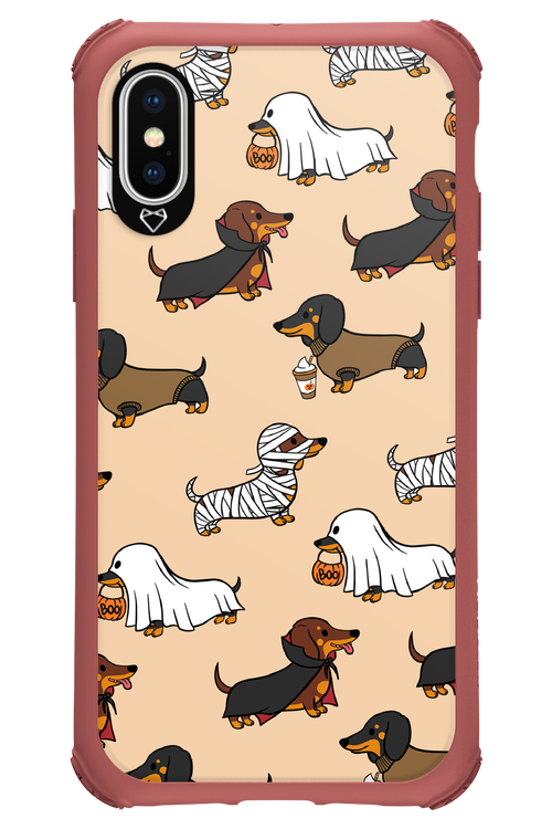Scary Dachshund - Apple iPhone XS