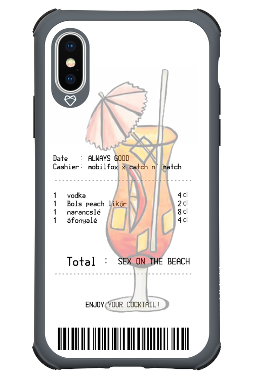 sex on the beach koktél - Apple iPhone X
