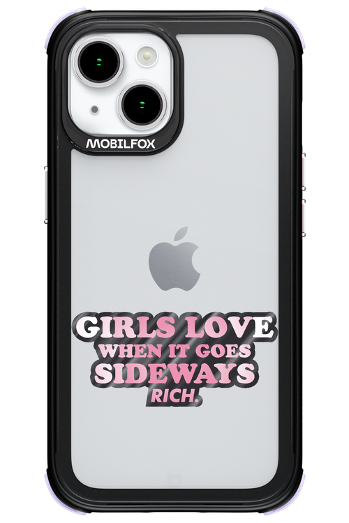 When it goes sideways - Apple iPhone 15