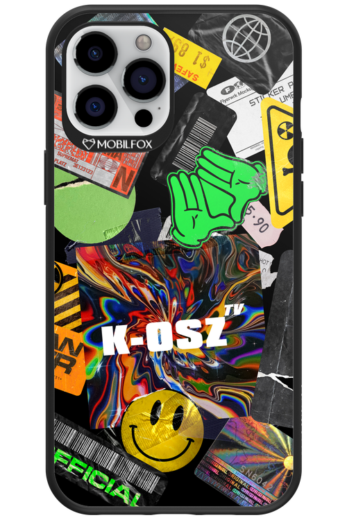 K-osz Sticker Black - Apple iPhone 12 Pro Max