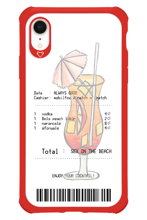 sex on the beach koktél - Apple iPhone XR
