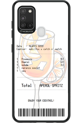 aperol spritz koktél - Samsung Galaxy A21 S