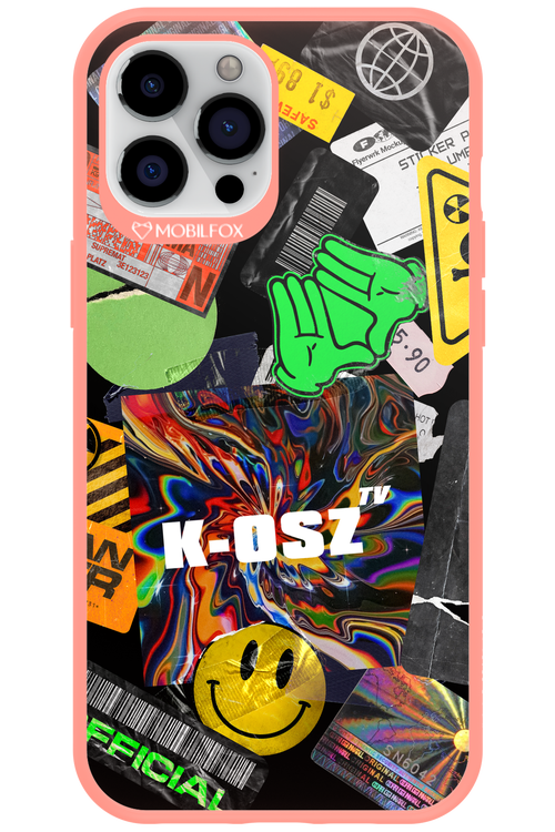 K-osz Sticker Black - Apple iPhone 12 Pro Max